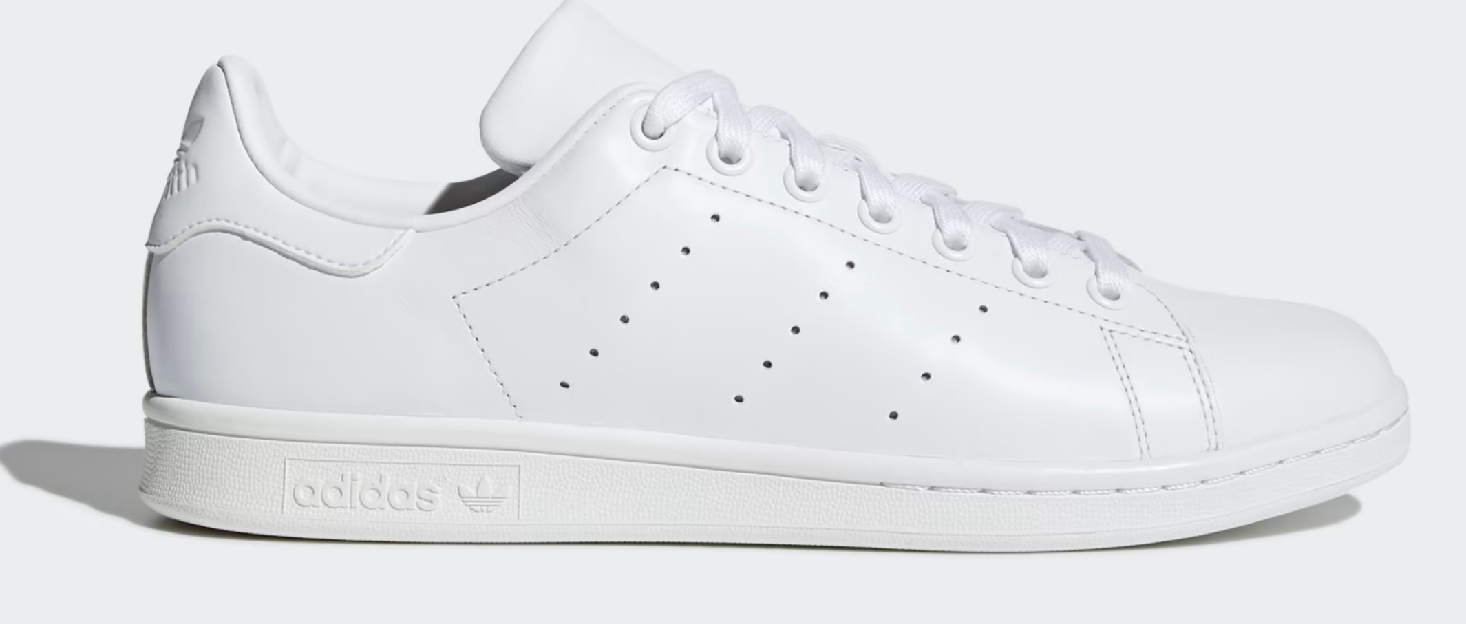 Adidas Stan Smith weiss – bedruckter Sneaker bestellen bei Del Pepe Deutschland